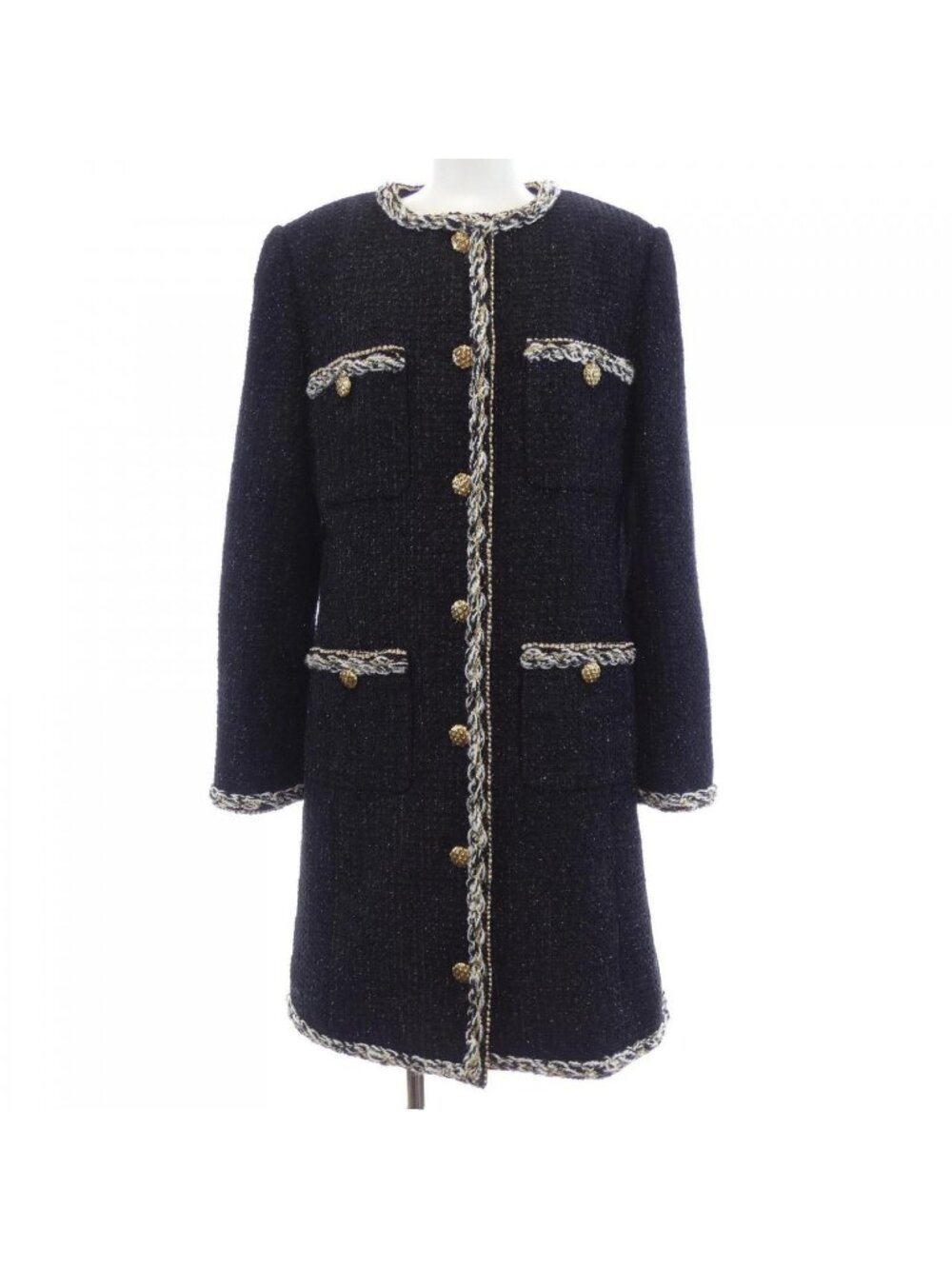Chanel Coat Black
